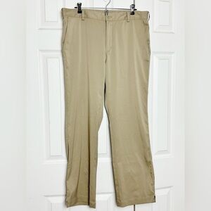Nike Golf Dri Fit Pants Slacks Tan Sz 34 x 30